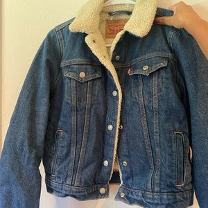 Levi’s fuzzy jacket
